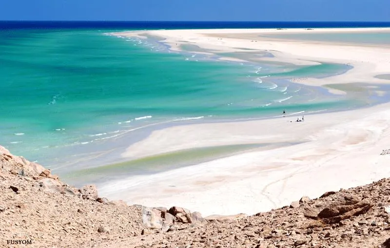 Plages sauvages de Socotra, Yémen 2010 – paysages marins aux couleurs inspirant les pierres Fusyom
